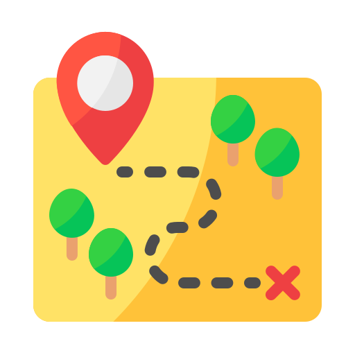 mapa Generic Flat icono