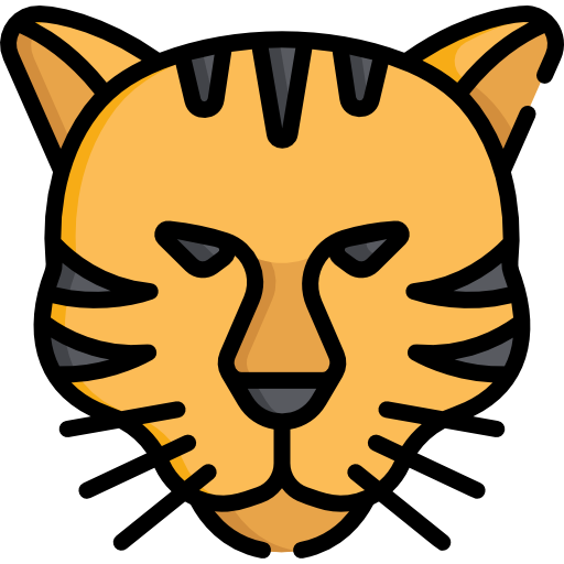 tiger Special Lineal color icon