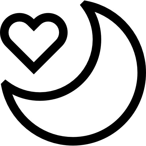 luna de miel Basic Straight Lineal icono