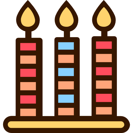 Candles Good Ware Lineal Color icon
