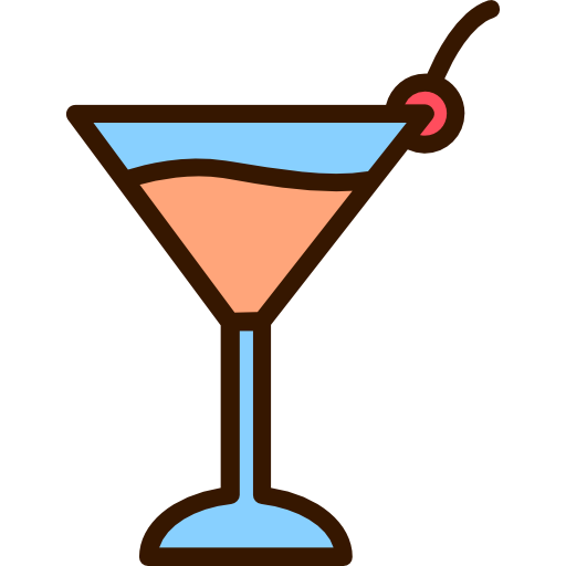 Cocktail Good Ware Lineal Color icon