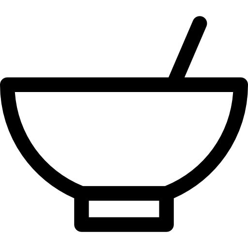 ciotola Basic Rounded Lineal icona