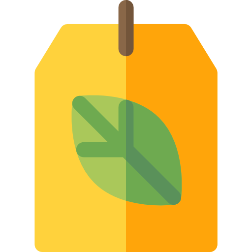 torebka herbaty Basic Rounded Flat ikona