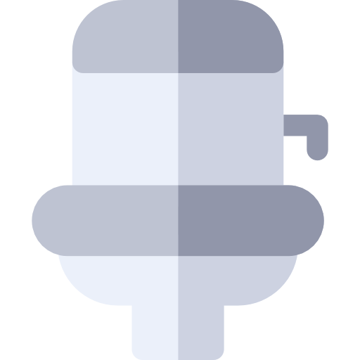 toilette Basic Rounded Flat Icône