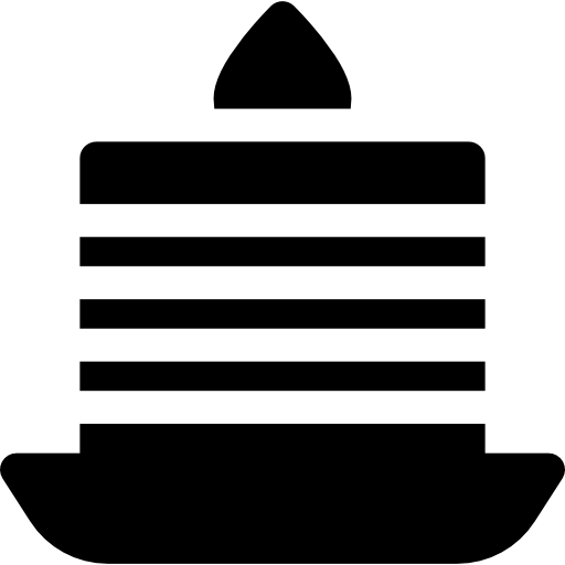 tortita Basic Rounded Filled icono