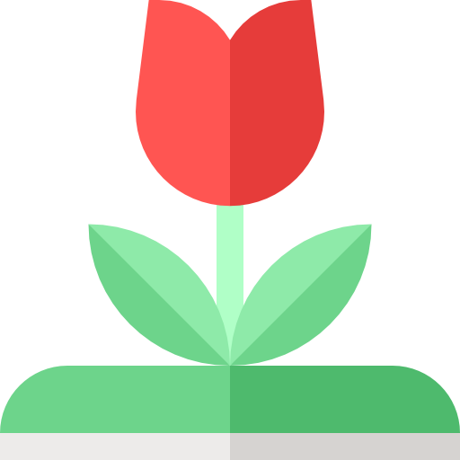 Flower Basic Straight Flat icon