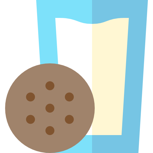mleko Basic Straight Flat ikona