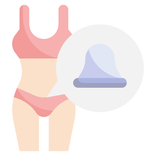 Cervical cap Surang Flat icon