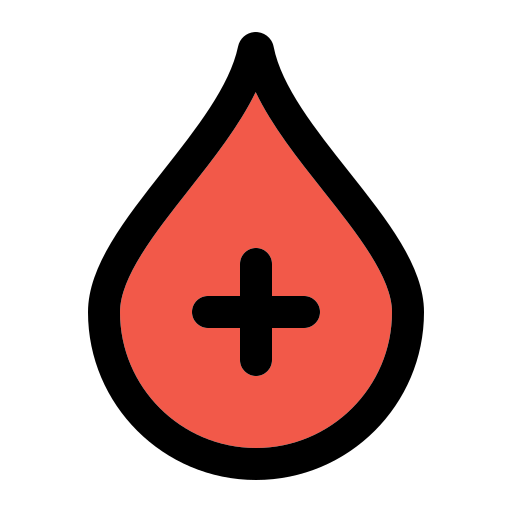 Blood Generic Outline Color icon