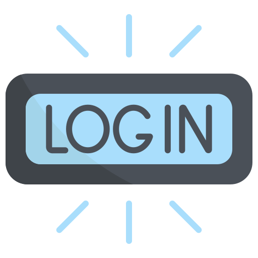 log in Generic Flat icoon
