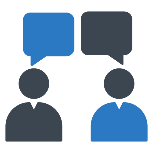 Discussion Generic Blue icon