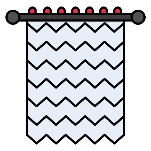 toalla Vector Stall Lineal Color icono