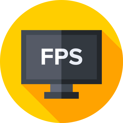 Fps Flat Circular Flat icon