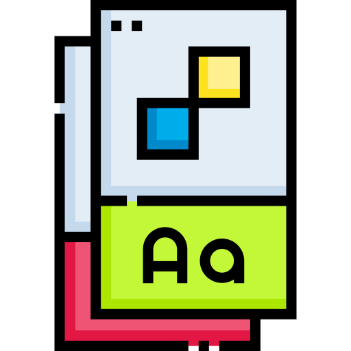 플래시 카드 Detailed Straight Lineal color icon