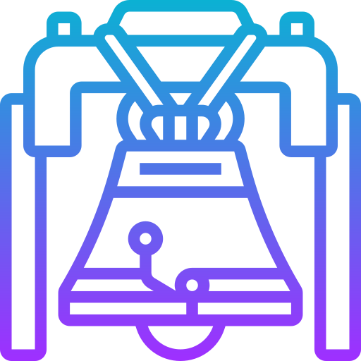 Liberty bell Meticulous Gradient icon