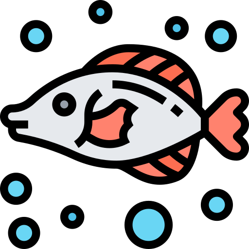 Рыбы Meticulous Lineal Color иконка