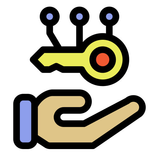 보안 시스템 Generic Outline Color icon