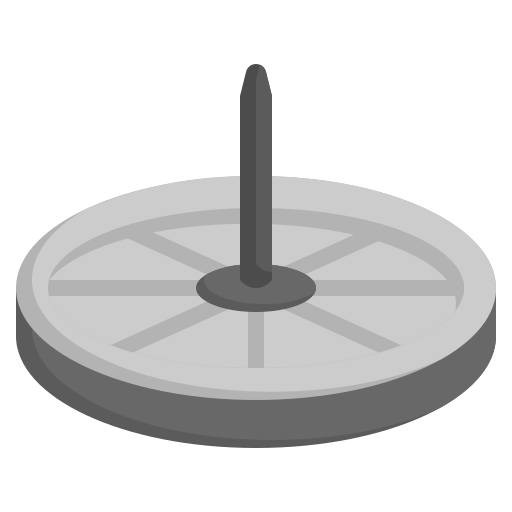 reloj de sol Generic Flat icono
