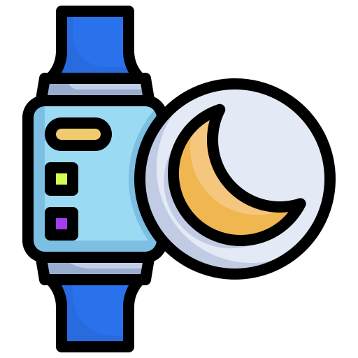 Night mode Generic Outline Color icon