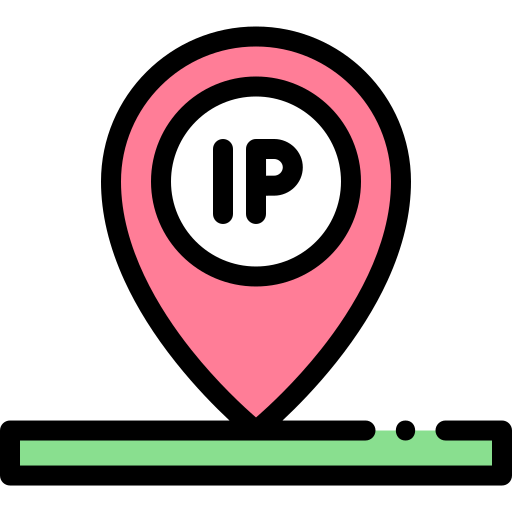 ip adresse Detailed Rounded Lineal color icon