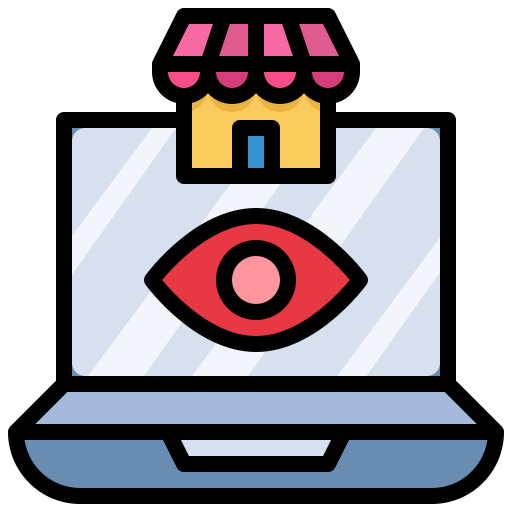 Vision Generic Outline Color icon