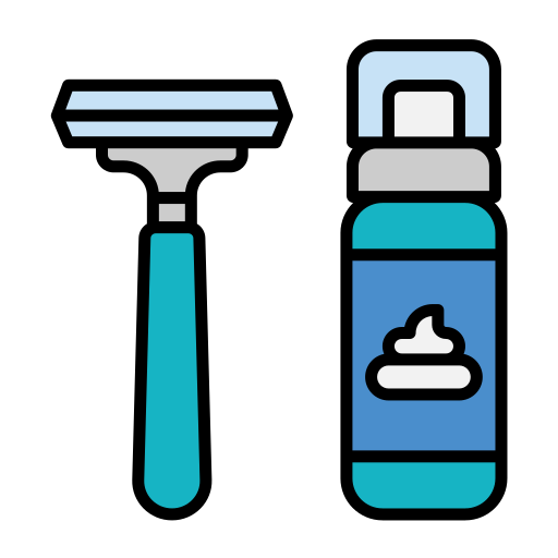 Shaving Generic Outline Color icon