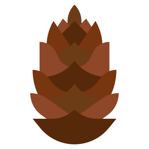 cono de pino Generic Flat icono