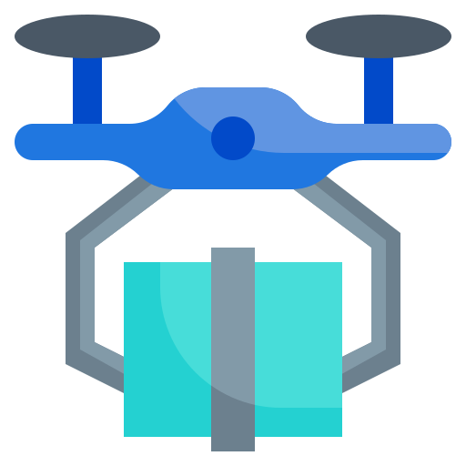 Доставка дронами Generic Flat иконка