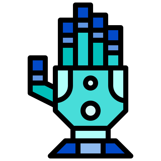 bras robotique Generic Outline Color Icône