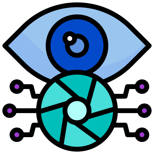 스마트 렌즈 Generic Outline Color icon