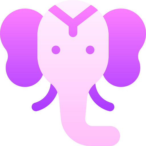 elefante Basic Gradient Gradient icona