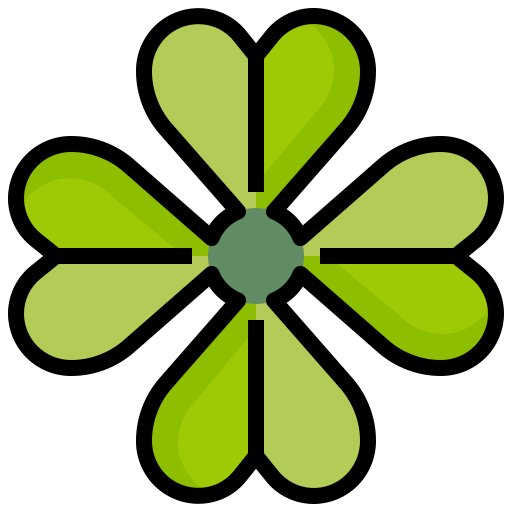 クローバー Generic Outline Color icon