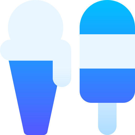 Ice cream Basic Gradient Gradient icon