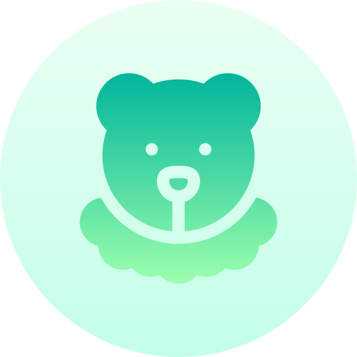 クマ Basic Gradient Circular icon