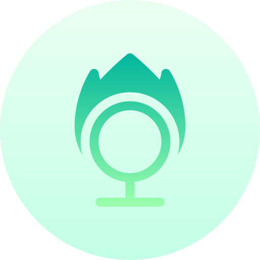 원 Basic Gradient Circular icon