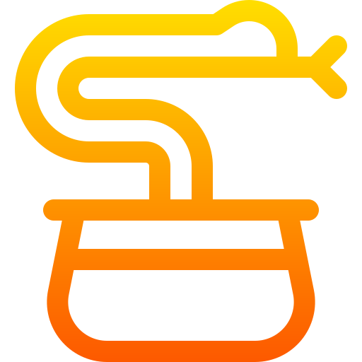 뱀 Basic Gradient Lineal color icon