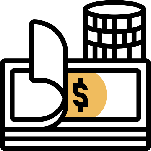 Banknote Meticulous Yellow shadow icon