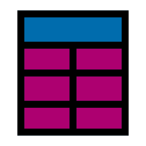 表のセル Generic Outline Color icon
