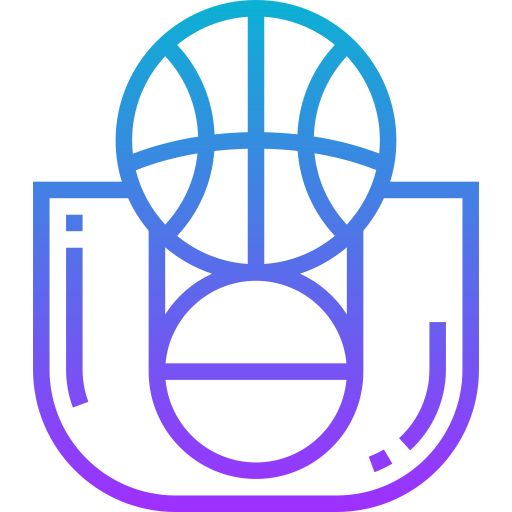 basketbal Meticulous Gradient icoon