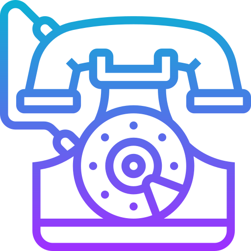 Telephone Meticulous Gradient icon