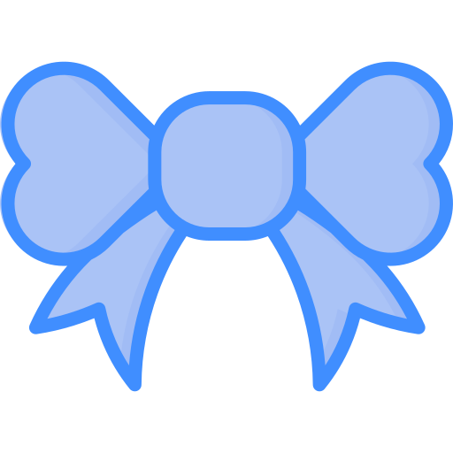 リボン Generic Blue icon