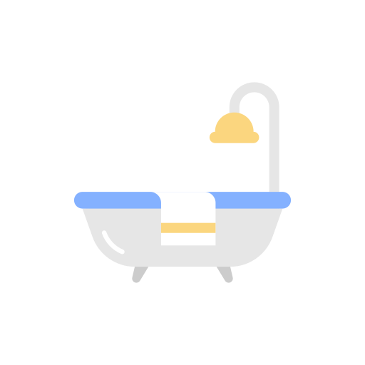 bañera Generic Flat icono