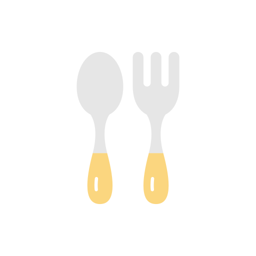 cuchara y tenedor Generic Flat icono