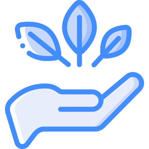 Natural ingredients Basic Miscellany Blue icon