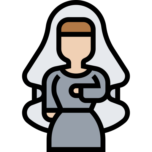 монахиня Meticulous Lineal Color иконка