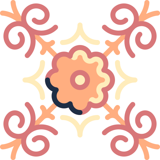 diseño floral Special Meteor Lineal color icono