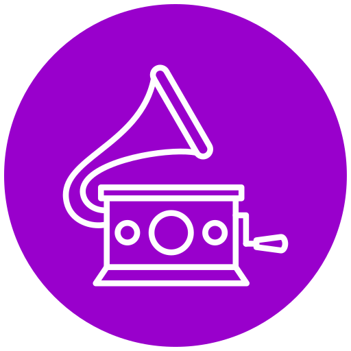 gramófono Generic Flat icono