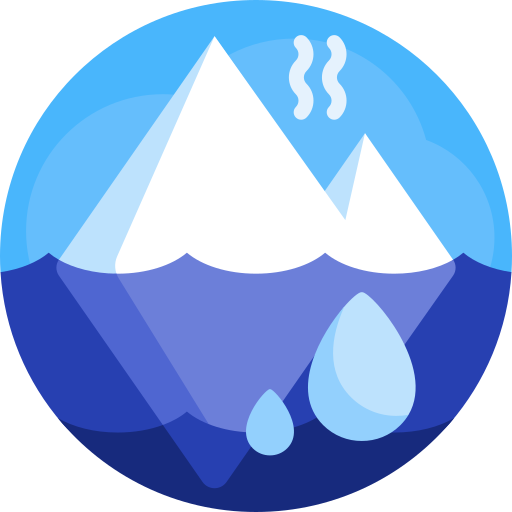 iceberg Detailed Flat Circular Flat icono