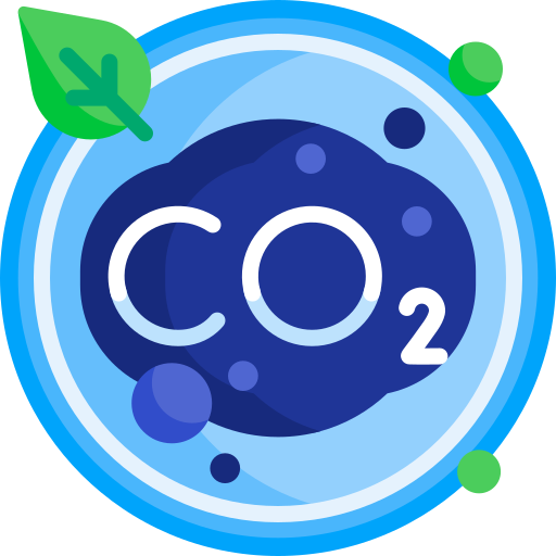 neutralny pod względem emisji dwutlenku węgla Detailed Flat Circular Flat ikona