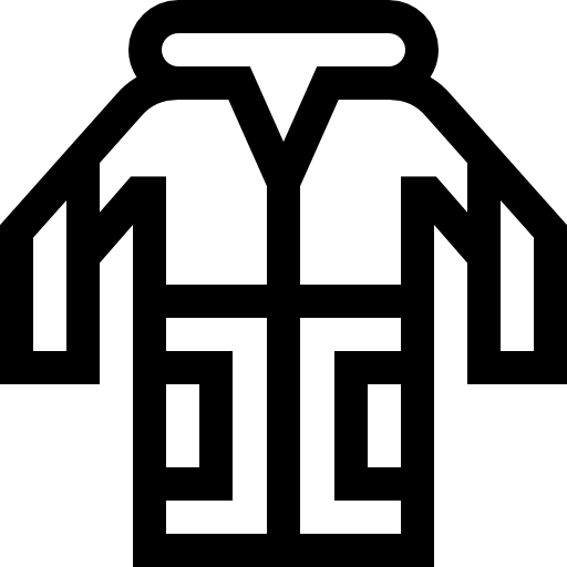 バスローブ Basic Straight Lineal icon